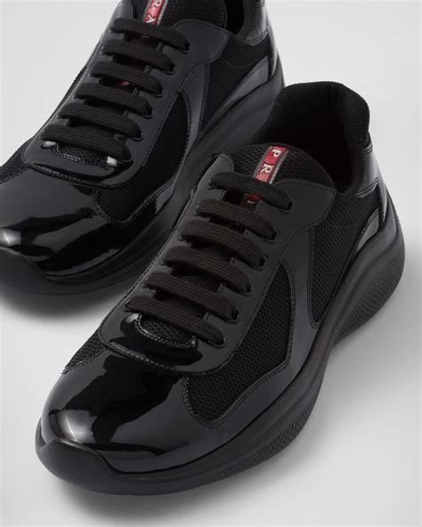 prada america's cup sneakers red|Prada America's Cup low top black mesh.